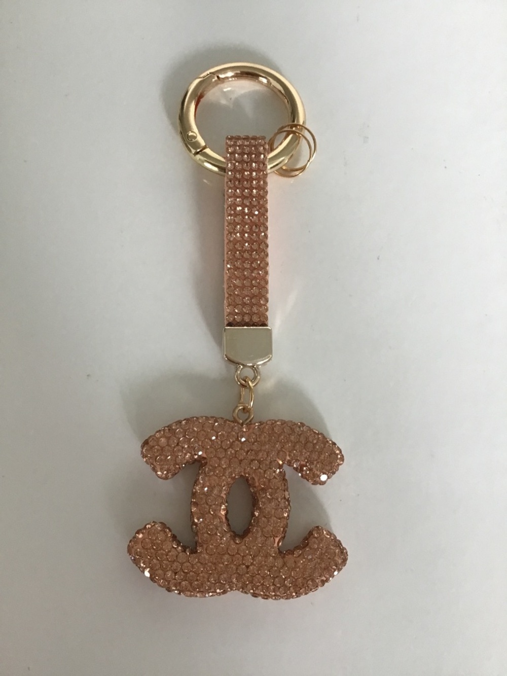 Sparkling luxurious rhinestone keychain/ handbag charm